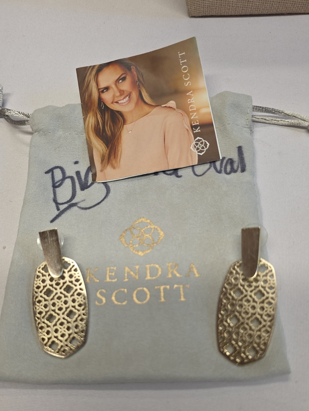 Kendra Scott Aragon Filigree Drop Earrings - 14kGP Over Brass